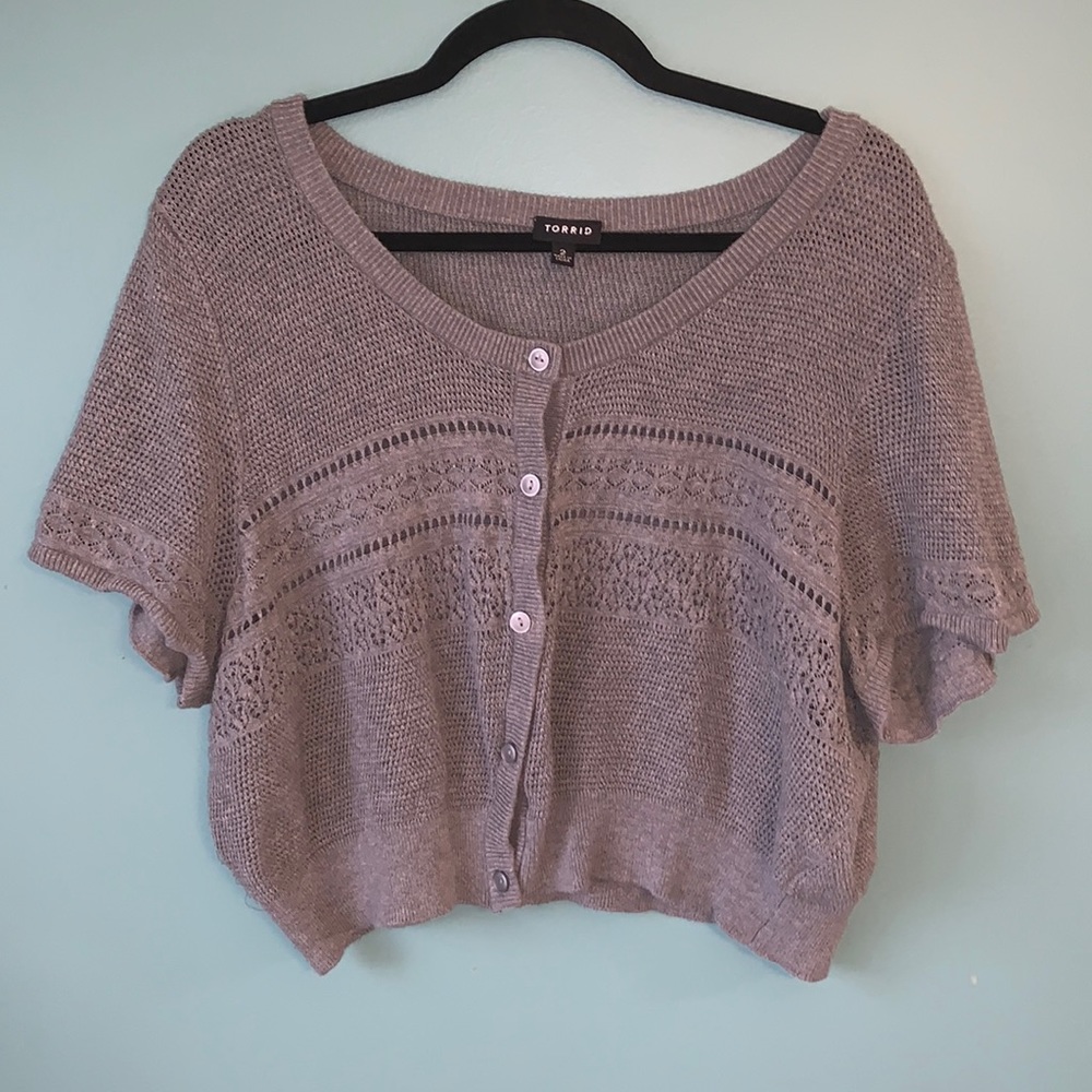 Torrid size 2 sweater cover up